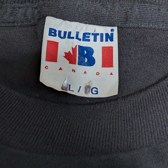 Vintage X Files Single stitch men's adult large Canada black tee shirt retro - Picture 11 of 12